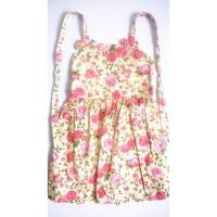 ราคา ชุดกระโปรงคล้องคอแบบผูกสีเหลืองลายดอกกุหลาบ (1093791426)