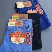 ราคา Lea Jeans 100% Original Mens Regular Standard ความยาว Lea 606 กางเกงยีนส์ผู้ชายผู้ใหญ่ รุ่นใหม่ล่าสุด (42369142133)