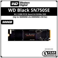 ราคา 250GB / 500GB / 1TB SSD (เอสเอสดี) WD BLACK SN750 ,SN750 SE ,SN770 PCIe/NVMe Gen4 M.2 2280 (1984169340)