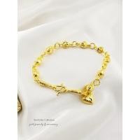 ราคา สร้อยข้อมือหุ้มทองคำแท้หนาพิเศษเกรดพรีเมี่ยม นน. 1บาท (26839446171)
