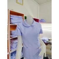 ราคา ชุดพยาบาลคอบัวมนป้าย Size M (7364232625)