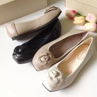 ราคา Zanotti รองเท้าคัชชูส้นเตี้ย รองเท้าเพื่อสุขภาพ หนังนิ่มพื้นนิ่ม (27605011572)