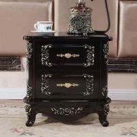 ราคา โต๊ะข้างเตียงสไตล์ยุโรปเรียบง่ายหรูหราสีดำตู้ข้างเตียงใหม่ตู้เก็บของห้องนอนตู้เก็บของในบ้านสีทองสีแ (27912418933)