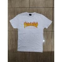 ราคา เสื้อยืดมือสอง thrasher สีขาว ไซส์ M สภาพดี รอบอก 38นิ้ว / ความยาว 27นิ้ว (43417077231)