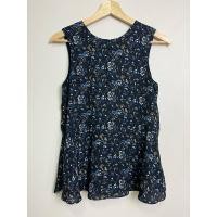 ราคา Uniqlo เสื้อผู้หญิงแขนกุด สีกรมลายดอก ชายระบาย เป็นผ้าชีฟองมีซับใน ป้าย S อก 32-33 ยาว 25 สภาพใหม่มาก 95% ไม่มีตำห (29311373401)
