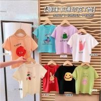 ราคา เสื้อยืดเด็กคอกลม แขนสั้น ผ้าไซส์ 130 สำหรับเด็ก 5-6 ขวบ (4188034478)