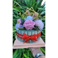 ราคา เค้กธนบัตร เค้กใส่เงินสดใส่แบ้งได้20ใบ (ไม่รวมธนบัตร) (23848186950)