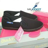 ราคา ️รองเท้า Buddy ของแท้️ รุ่น 113 บัดดี้รองเท้าบัดดี้ผ้าใบผู้หญิงเท้าเล็ก (สินค้าแท้จากบริษัทโดยตรง) สีดำ เบอร์ 39-43 (5110880513)