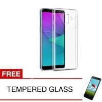 ราคา เคสคริสตัลสําหรับ Samsung Galaxy J6 Plus 2018 - 6.0 นิ้ว - เคสแข็งแบบใส - ฟรีกระจกนิรภัย (44203803473)