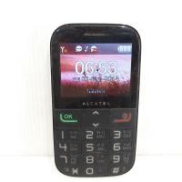 ราคา มือถืออาม่า Alcatel รุ่นแรก สีดำ ปุ่มกดมีเสียง ตัวเลขใหญ่ มือสอง (16597240568)