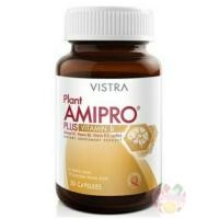 ราคา VISTRA Plant Amipro Plus Vitamin B วิสตร้า โปรตีน 30 แคปซูล (1318888932)