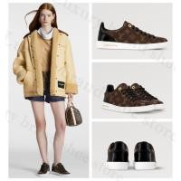 ราคา Louis Vuitton คลาสสิค ผู้หญิง FRONTROW รองเท้าผ้าใบ ของแท้ (29513796843)