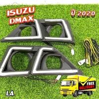 ราคา กรอบไฟตัดหมอก ISUZU D-MAX 2020 LED Daylight+ไฟเลี้ยว (26657356829)