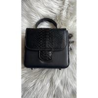 ราคา กระเป๋าแบนด์Ally Bag หนังแท้สีดำมือสอง (27675668488)