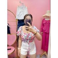 ราคา #เสื้อสาวอวบ#ครอปสาวอวบ#เสื้อลายดอก#ครอปลายดอก (23937805072)