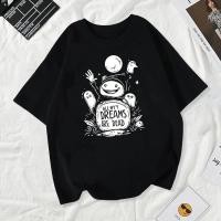 ราคา [พร้อมส่ง]เสื้อ Disney All My Dreams Are Dead ผ้า cotton 100% 179บาท ส่งฟรี ใส่สบายๆ สีขาว ไซส์ใหญ่ สีขาว เสื้อกีฬา (29429720010)