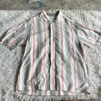 ราคา เสื้อลายทางสีเทาแบรนด์H&M ป้ายติดไซต์ S ของแท้ 100% (41907663365)