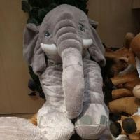 ราคา IKEA​ แท้ค่ะ GOSIG GOLDEN, BLÅHAJ บลัวฮัย ตุ๊กตาผ้า, ฉลาม, 100 ซม., JÄTTESTOR, รูปช้าง/เทา, รูปสิงโต (5718903184)