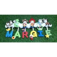 ราคา อักษรผ้า Baby Banner โมบาย ป้ายชื่อลูกน้อย/คนรัก /ป้ายชื่อร้าน (284182978)