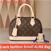 ราคา หลุยส์ วิตตอง LV Louis Vuitton กระเป๋าเปลือก ALMA ใบเล็กกระเป๋าถือ/กระเป๋าสะพาย (26476700615)