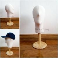ราคา หัวหุ่นโชว์หมวก หุ่นโชว์วิกผม หัวหุ่นหุ้มผ้าขาตั้งไม้ (15303414232)