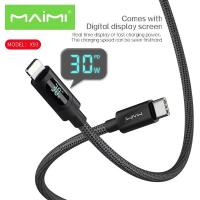 ราคา สายชาร์จ Maimi รุ่น X93 สาย USB สายดาต้าดิจิตอล ระบบปิดเครื่องอัตโนมัติอัจฉริยะ ของแท้ 100% (26558128662)