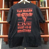 ราคา เมย์ a เสื้อวง Van Halen- Whisky A Go go ลิขสิทธิ์แท้ มือสอง สกรีนเดิมๆ (24707409908)