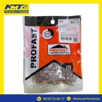 ราคา สกรู สกรูปลายสว่าน 8*1.2 นิ้ว สกรูยึดไม้ฝา 8x1.2 แปเหล็กสีทอง 50ตัว PROFAST (16783096071)