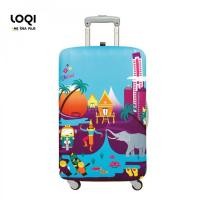 ราคา ผ้าคลุมกระเป๋าเดินทางLOQI ลาย Urban Thailand (25216610723)