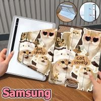 ราคา เคสฝาพับ ซัมซุง Tab case For Samsung Galaxy Tab S6 lite S7 S8 S9 S10+ S7FE S9FE S9FE+ A7 A8 A9 A9+ Galaxy Tab S8+ S9+ S7+ เคสหมุนได้360 Case Samsung Triple fold รูปแบบการ์ตูน เคส Galaxy (27216611255)