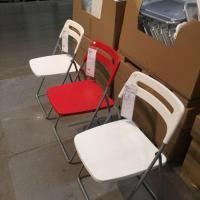 ราคา เก้าอี้พับ IKEA สไตล์นอร์ดิก IKEA เก้าอี้โลหะหลากสีสำหรับสำนักงาน (29264620939)