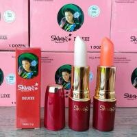 ราคา Skiva Lipstick Deluxe ของแท้ 100% ลิปสมุนไพร ลิปรากไม้อินโด ลิปมัน เปลี่ยนสี ติดทนนาน บางเบา ไม่ติดหลอด แก้ปากดำ (27555808306)
