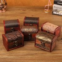 ราคา โบราณกล่องไม้ขนาดเล็กกล่องเก็บเครื่องประดับย้อนยุคการจัดเก็บเครื่องประดับกล่องขนมแต่งงานกล่องของขวัญไม้หนึ่งชิ้น (43256836099)
