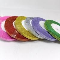 ราคา ริบบิ้นผ้าสีทอง ริบบิ้นผ้าสีเงิน ริบบิ้นผ้าเนื้อทราย หน้ากว้าง 0.6 CM. ดิ้นเงินดิ้นทอง ดิ้นสี (6306642497)