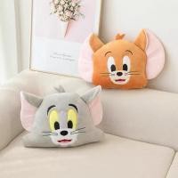 ราคา [พร้อมส่ง] หมอนผ้าห่มหัวตุ๊กตา Tom & Jerry (24652420385)