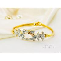 ราคา กำไลข้อมือคิตตี้ งานหุ้มทอง 5 ไมครอนฝังเพชรสวยน่ารัก (23451071647)