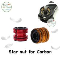 ราคา สตาร์นัทจักรยาน ซาง คาร์บอน 28.6mm สายเบา เบามาก สตาร์นัท ตะเกียบ carbon สตานัท stem แฮนด์ สเต็ม แหวน จักรยาน รถจักรยาน (18751886620)