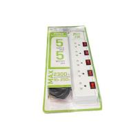 ราคา ปลั๊กไฟมาตรฐาน มอก. 5M 5 Switch (16244631261)