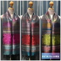 ราคา ผ้าคลุมไหล่ ผ้าพันคอผ้าไหมเทียมลายช้างมีหลายสี (22373785856)
