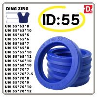 ราคา DING ZING DZ UN Blue Hydraulic Oil Seal แหวนรูปตัว U 55 * 63/65/68/70 * 5/6/7/7.5/8/10 (41207763401)