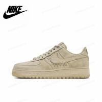 ราคา ♞,♘Nike Air Force 1 '07 prm รองเท้าผ้าใบผูกเชือกสำหรับผู้ชายและผู้หญิง รองเท้าลำลองสไตล์เรโทร TRD (28137410835)