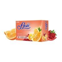 ราคา FLORE สบู่ก้อน สบู่สมุนไพร ฟลอเร่ เฮอร์บัล สปา ส้ม ทับทิม วิตามิน C 120 กรัม (2685646371)