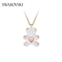 ราคา ♞,♘,♙Swarovski แท้ i สร้อยคอ สร้อยคอจี้ Teddy Bear Pendant necklace สร้อยคอพร้อมจี้ผู้หญิง (26557653961)