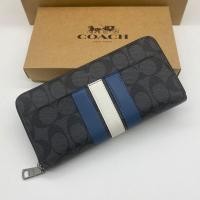 ราคา แท้%✨COACH F26070 กระเป๋าสตางค์ยาวของผู้ชาย กระเป๋าสตางค์หนังแท้ ผู้ถือบัตร (41420355324)