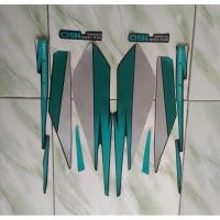 ราคา MERAH Honda gl pro 96 สติ๊กเกอร์แถบสีแดง (42555739063)