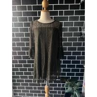 ราคา ชุดเดรสลูกไม้สีเขียวขี้ม้าแขนกระดิ่ง Size L (24321196693)