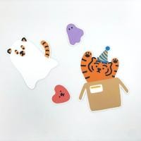 ราคา สินค้าพร้อมส่ง!! PARTY TIGER 4PCS STICKERS จาก brand Muzik Tiger (22019790052)