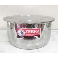 ราคา หม้อแขก 26cm 170026 Zebra(ตราหัวม้าลาย) (22147986711)