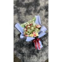 ราคา ช่อดอกไม้ธนบัตร ใส่ธนบัตร15 ใบ ราคารวมเงินแบค์20 จำนวน15 ใบ 300บาท (24516294303)