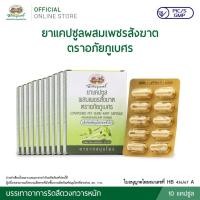 ราคา ยาแคปซูลผสมเพชรสังฆาต ตราอภัยภูเบศร ขนาดบรรจุ 10 แคปซูล (แผง) 10 แผง (ยาสามัญประจำบ้าน) (19921888666)